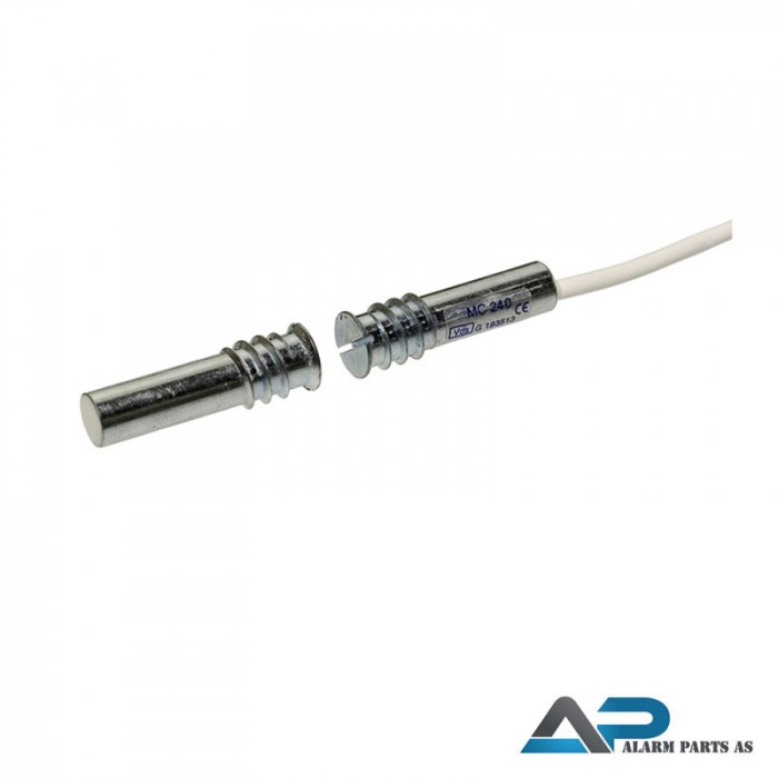 Magnetkontakt for innfelt montering 2m kabel