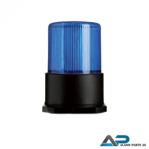 LED Blitzlys med blå linse