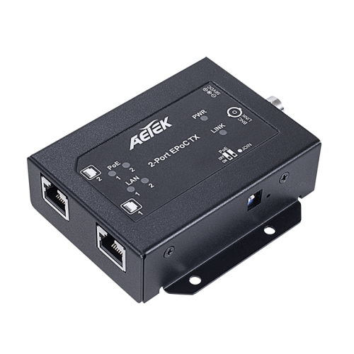 XE12-120-TX innendørs 2-port Ethernet over Coax TX adapter.