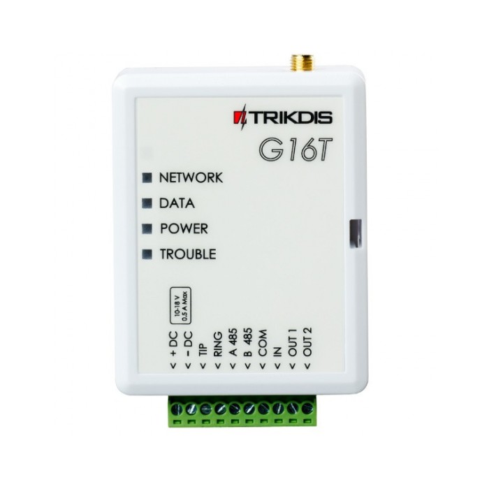 TRIKDIS G16T 4G/LTE modul med App og SIA-IP/DC-09.